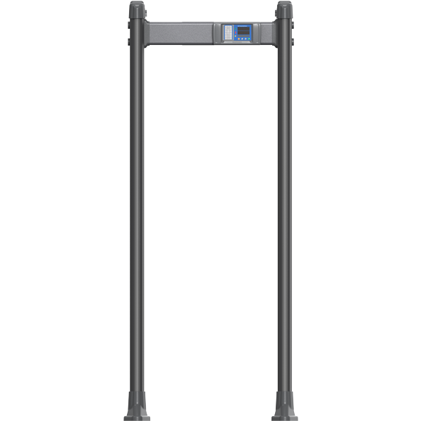 front of walk through metal detector 500ca