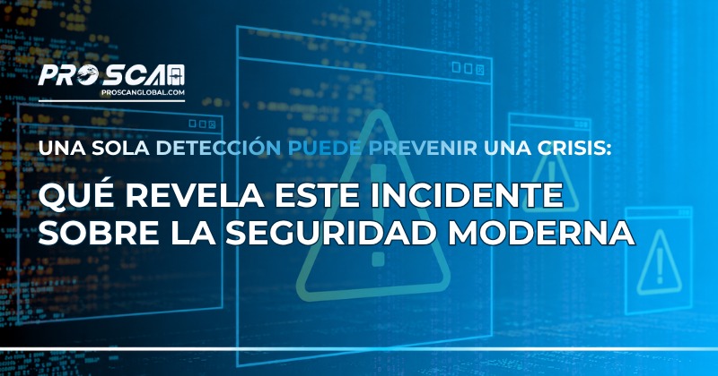 una sola detección puede prevenir una crisis