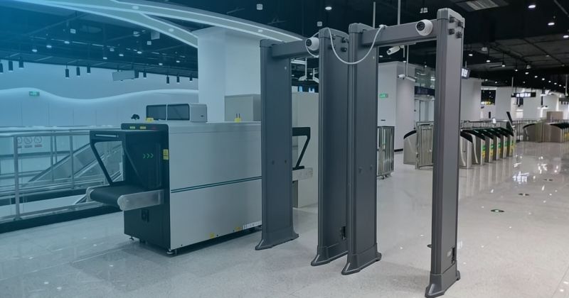 walk-through metal detectors
