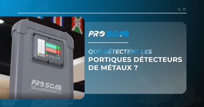 que détectent les portiques détecteurs de métaux ?