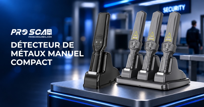 détecteur de métaux manuel compact