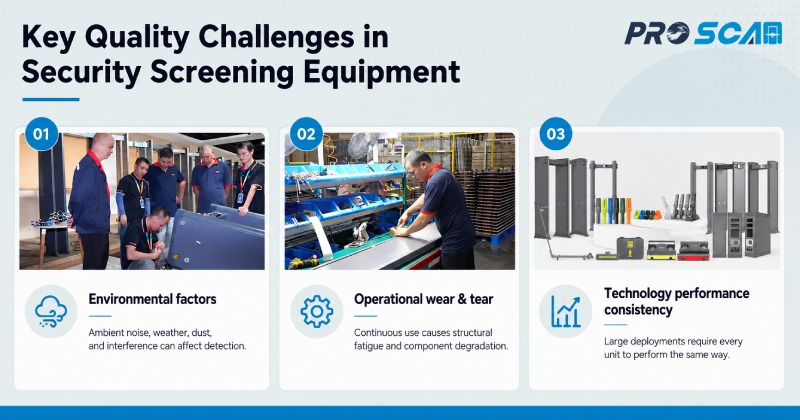 key quality challenges in security screening equipment