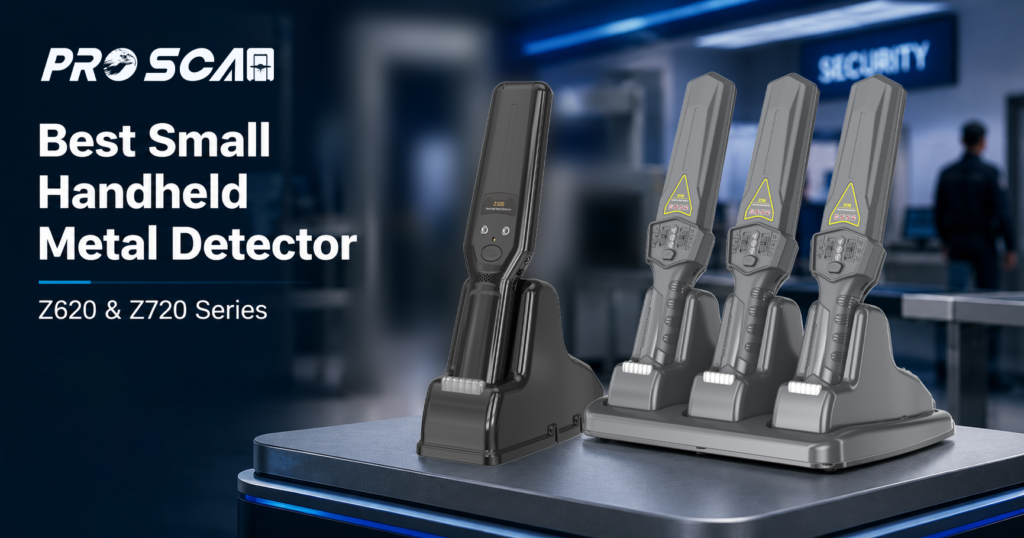 ProScan small handheld metal detector models for professional security checkpoints