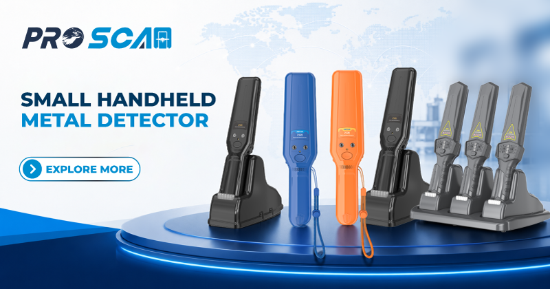 ProScan Small Handheld Metal Detector: Ultra-Lightweight, Precision Performance