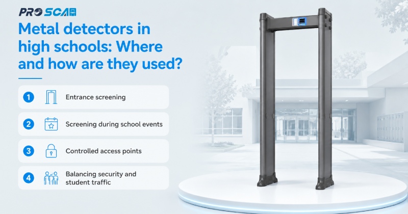 metal detectors in high schools where and how are they used