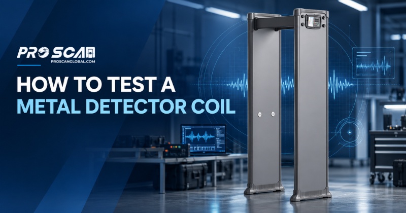 how to test a metal detector coil